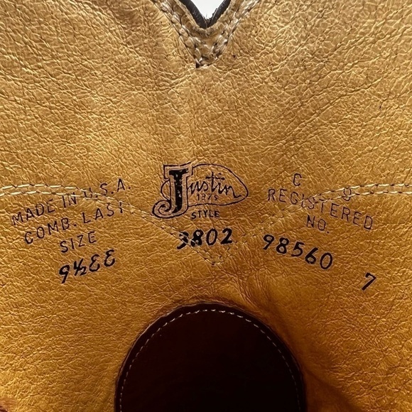 Justin Boots Men’s Roper Western Boots - Picture 14 of 15